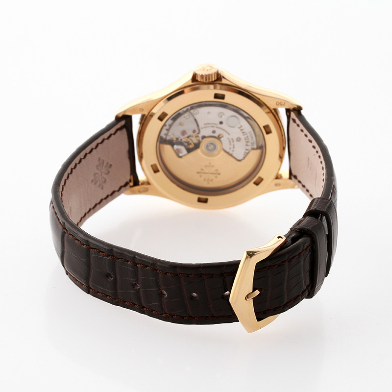 【二手95新】百达翡丽男表5117r自动机械18k玫瑰金针扣二手表钟表腕表