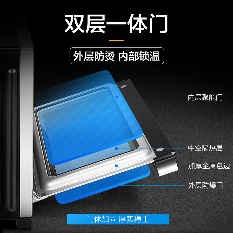 美的（Midea）32升多功能电烤箱家用 专业烘焙 智能菜单 搪瓷内胆 双层隔热门T4-L326F 以旧换新