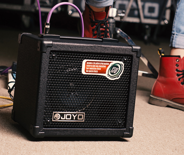 JOYO DC-15 Acoustic-Electric Guitar Amplifier with Effects Pedal, Drum Machine, Rhythm Guitar Practice Portable Speaker 13