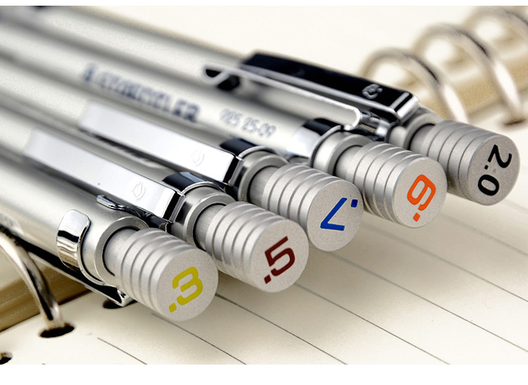 STAEDTLER Metal Mechanical Pencil, 0.3mm, Japanese Original Professional Drawing Pencil, Student Exam Children's Pencil Stationery Office Back-To Essential Supplies 92525-03 17