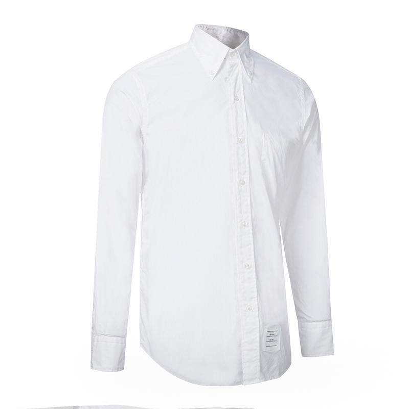 thom browne 汤姆·布朗 男士白色棉质长袖衬衫 mwl010e 00906 114 3