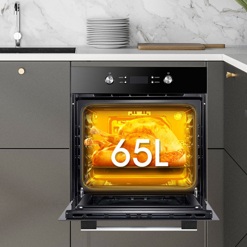 美的 (Midea) 大烤箱嵌入式电烤箱  一键预热 65L 家用大容量专业烤箱 小嘿EA0565GC-01SE