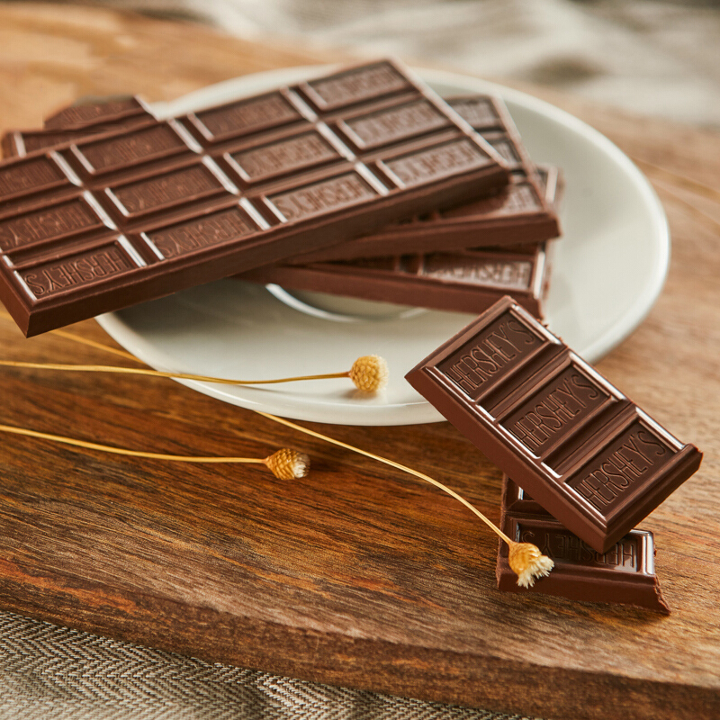 好时（Hershey’s） 牛奶巧克力排块 500g 休闲零食糖果 节日送礼 生日礼物 送女生