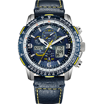 CITIZEN Watch for Men, Japanese And Korean Style, Eagle in The Sky, Eco-Drive, Radio-Controlled Nylon, Fashionable Gift for Boyfriend, JY8074-11X 1