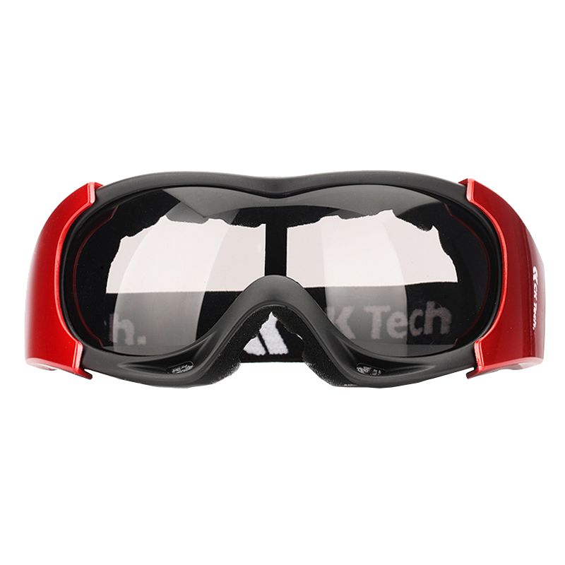 CK-Tech Safety Goggles, Industrial Cutting Impact-Resistant Windproof Dust-Proof Protective Eyewear, CKY-053HH, Lava Red And Gray Lens, 1 Piece