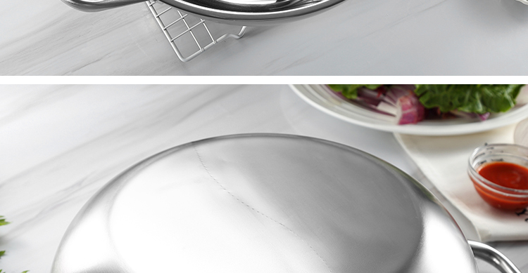 Maxcook Double-Sided Hot Pot, 32cm Thickened 304 Stainless Steel with Lid And Hot Pot Spoon, Compatible with Gas And Induction Cooktops, MCT963 27
