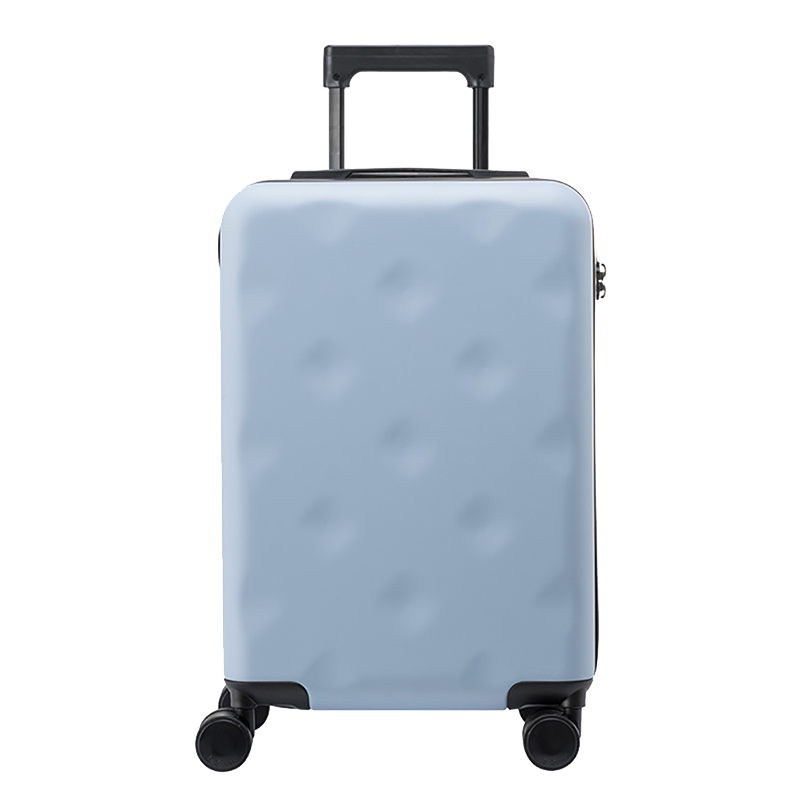 Bromen Bags, Wang Junkai's Same Style Large Capacity Suitcase, Trolley Case, Travel Luggage, Password Lock Box, Student Check-In Case, 26 Plus Blue