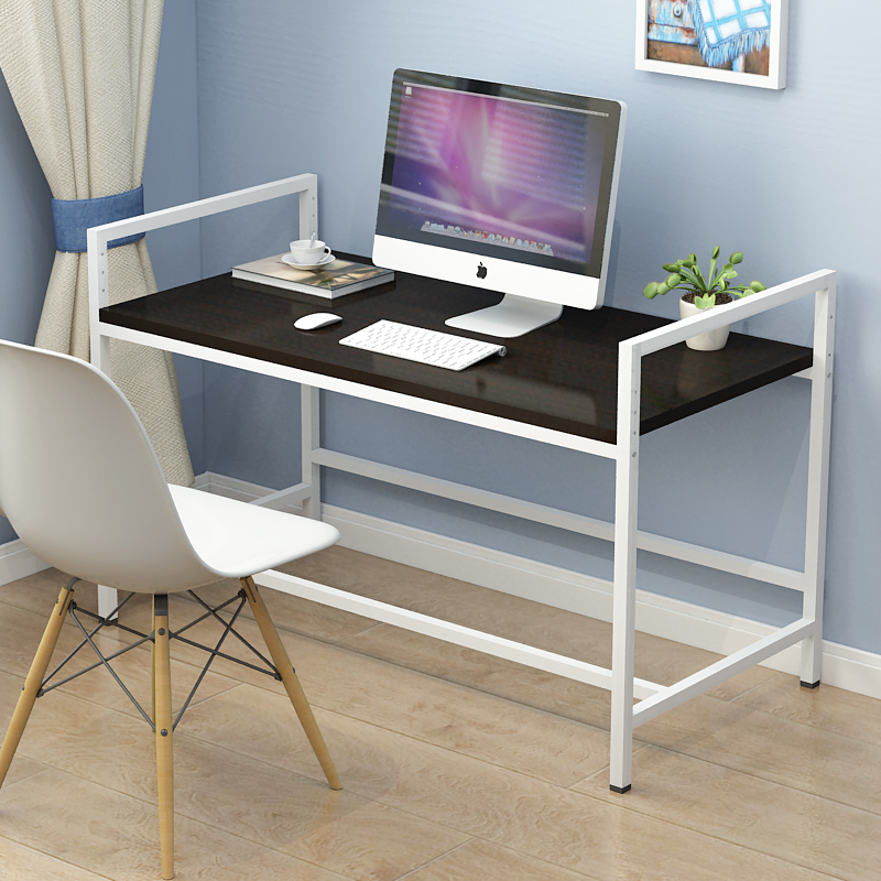 香可升降电脑桌 书桌 写字台 可自由调节高度黑白色-京东