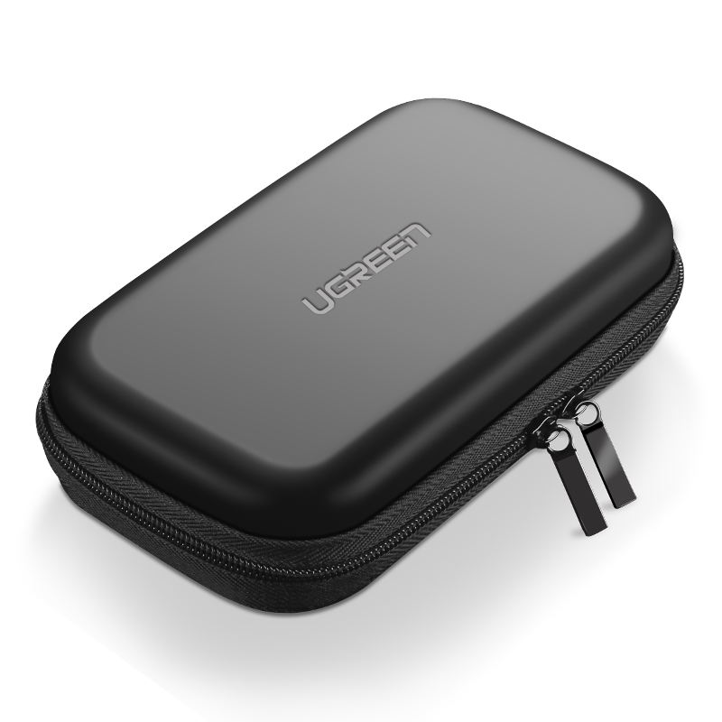 UGREEN 2.5-Inch Portable Hard Drive Case, Multifunctional Digital Accessory Storage Box, Cable, Power Bank, USB Flash Drive, Phone And Earphone Protective Cover 50274