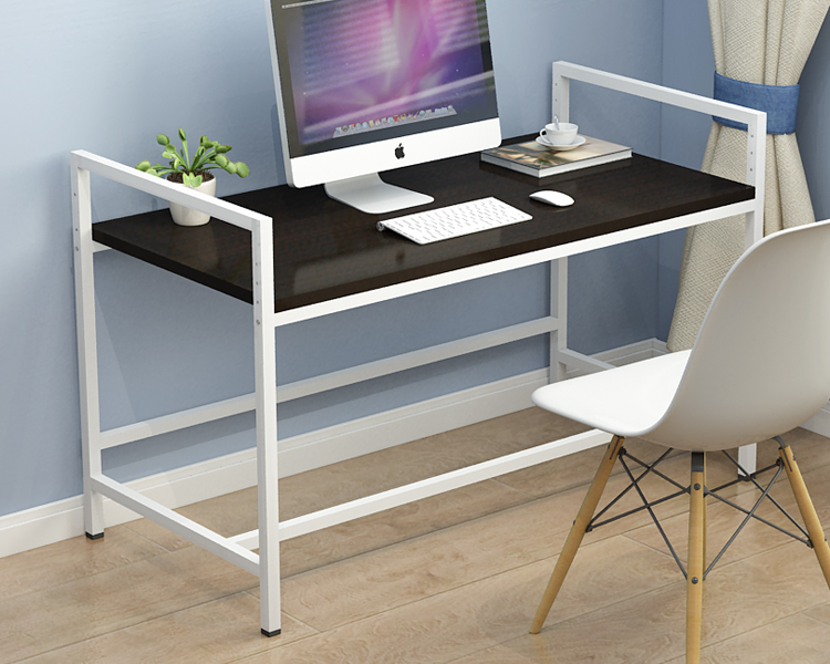 香可升降电脑桌 书桌 写字台 可自由调节高度黑白色-京东