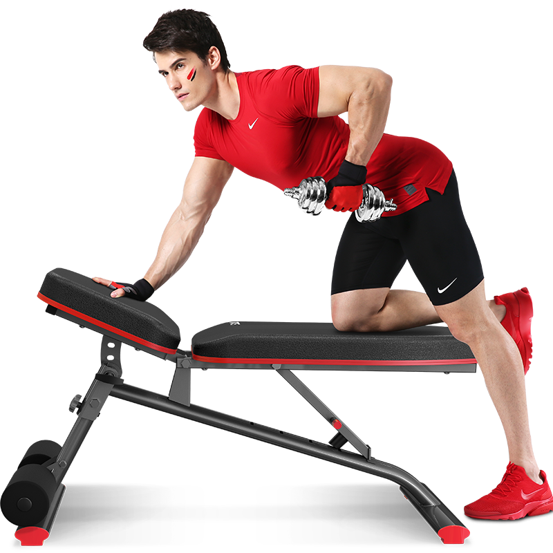 DDS Dumbbell Bench, Fitness Bench Press Chair, Fly Bench, Multifunctional Sit-Up Fitness Equipment, Training Machine DDS201