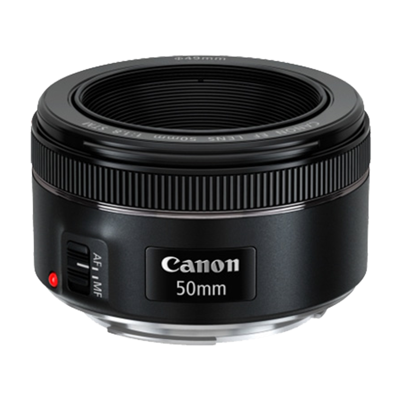 Canon [Official Flagship] EF50mm F1.8 STM Large Aperture Prime Lens, Professional DSLR Camera Portrait Lens, EF Mount Compatible with 6D2 5D4 Xiaochantou