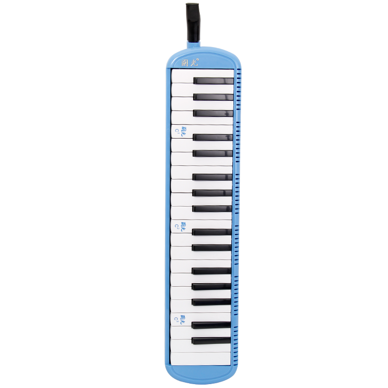 Guoguang 37-Key Recommended for Teaching And Classroom Use Melodica, Blue (Canvas Soft Case/With Playing Instructions Included)