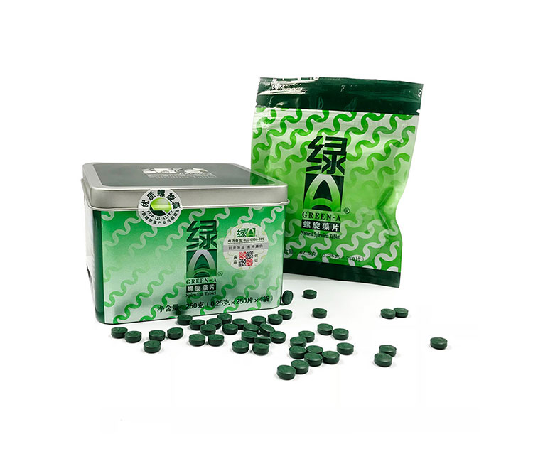 绿A（Green A）螺旋藻精片 0.25g*1000粒-京东