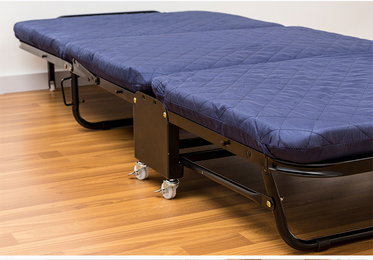 Ourunzhe Folding Bed, Foldable Single Office Nap Bed, Lounge Chair, Accompanying Care Bed, Outdoor Simple Bed, 76cm Thickened Foam 8