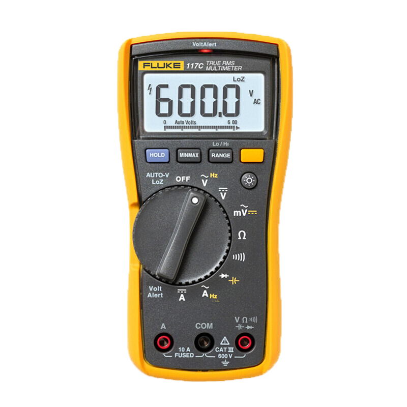 FLUKE F117C Compact True RMS Digital Multimeter AC/DC Voltage Current Meter Instrument