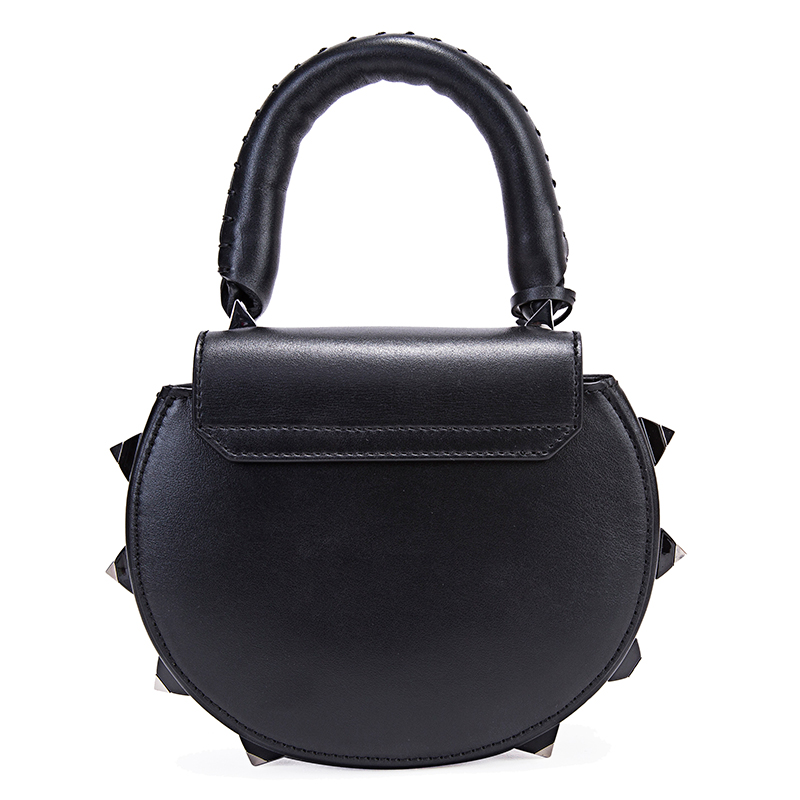 salar 女士牛皮铆钉装饰手拎单肩包 sr18mibg4