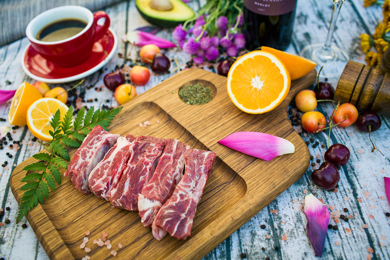 力敦进口新鲜冷冻澳洲谷饲原切牛肋条500g