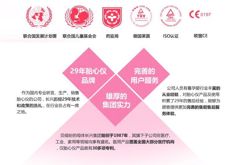 贝缤纷胎心仪家用多普勒无辐射孕妇听胎心监测胎音仪 京东H...-京东