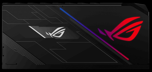 华硕asus玩家国度rog电源1200w核心十年保修白金牌认证神光同步oled