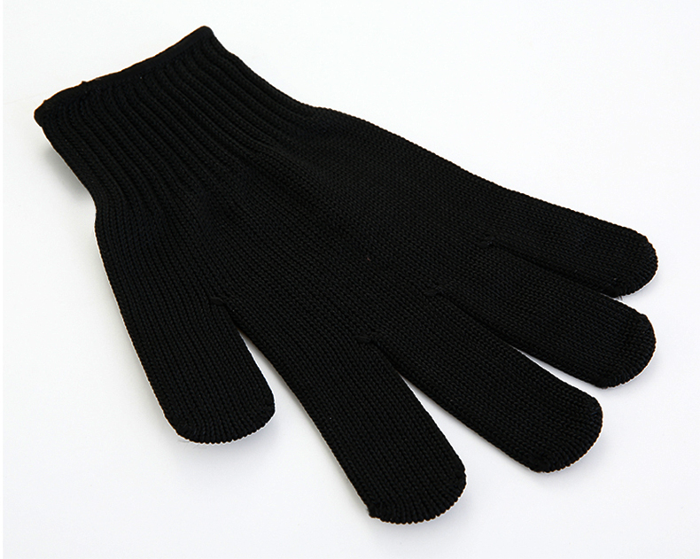 BAIGE Level 5 Cut-Resistant Gloves Steel Wire Protective Gloves Rebar Worker Wear-Resistant Labor Gloves Thickened 1 Pair CW621280 1