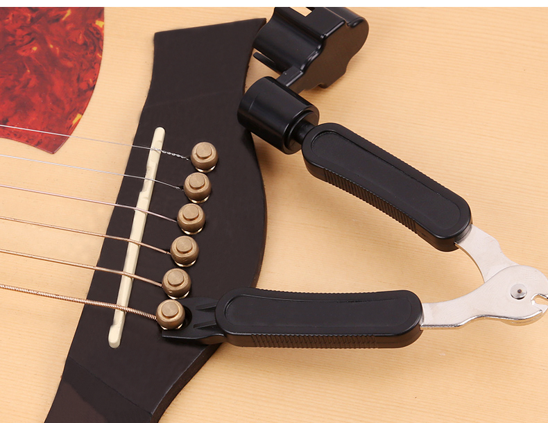 Maneryuepu Guitar String Changing Tool, String Cutter Pliers, Folk Acoustic Guitar String Changing Tool, String Puller, String Winder, Guitar Accessories 11