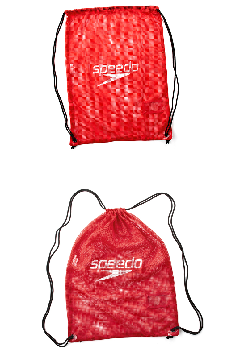 Speedo 35-Liter Mesh Swim Bag, Unisex Swimming Equipment Bag, Black 5