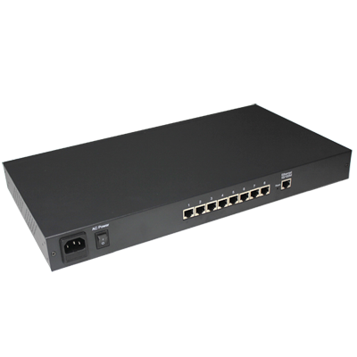 canhigher康海nc608r8mid串口服务器19英寸机架式8口光电隔离型48v