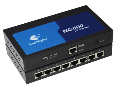 canhigher康海nc608r8mid串口服务器19英寸机架式8口光电隔离型48v