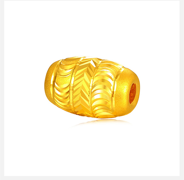 乐灵珠宝黄金转运珠足金999路路通金珠子xygf128