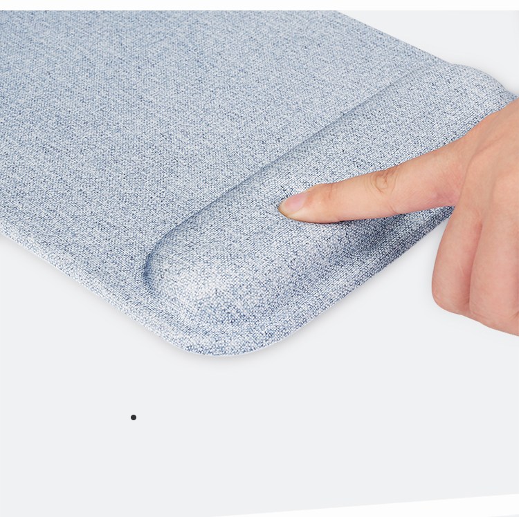 Rantopad TOTO PRO Memory Foam Wrist Rest Mouse Pad, Computer Desk Office Mouse Wrist Support Pad, Ice Blue 8