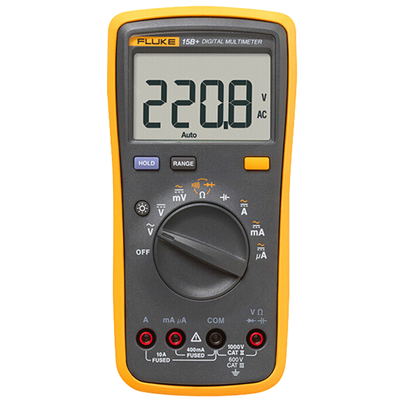 FLUKE 15B MAX-01 Digital Multimeter, Handheld Multi-Function Meter, Instrument And Meter Universal Meter, 15B+ Upgraded Versio