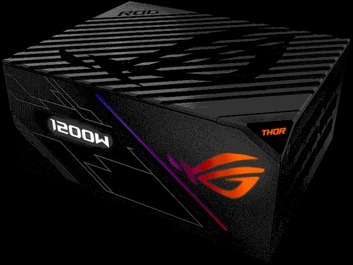 华硕asus玩家国度rog电源1200w核心十年保修白金牌认证神光同步oled