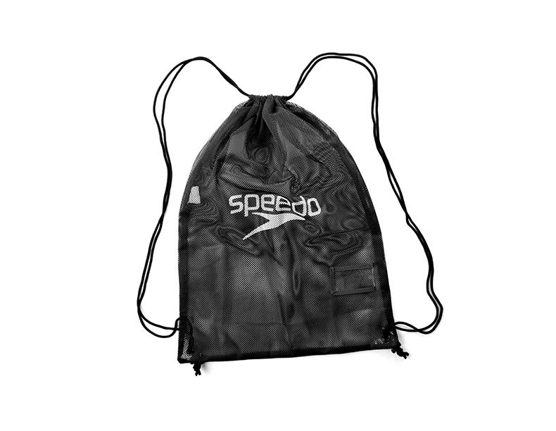 Speedo 35-Liter Mesh Swim Bag, Unisex Swimming Equipment Bag, Black 4