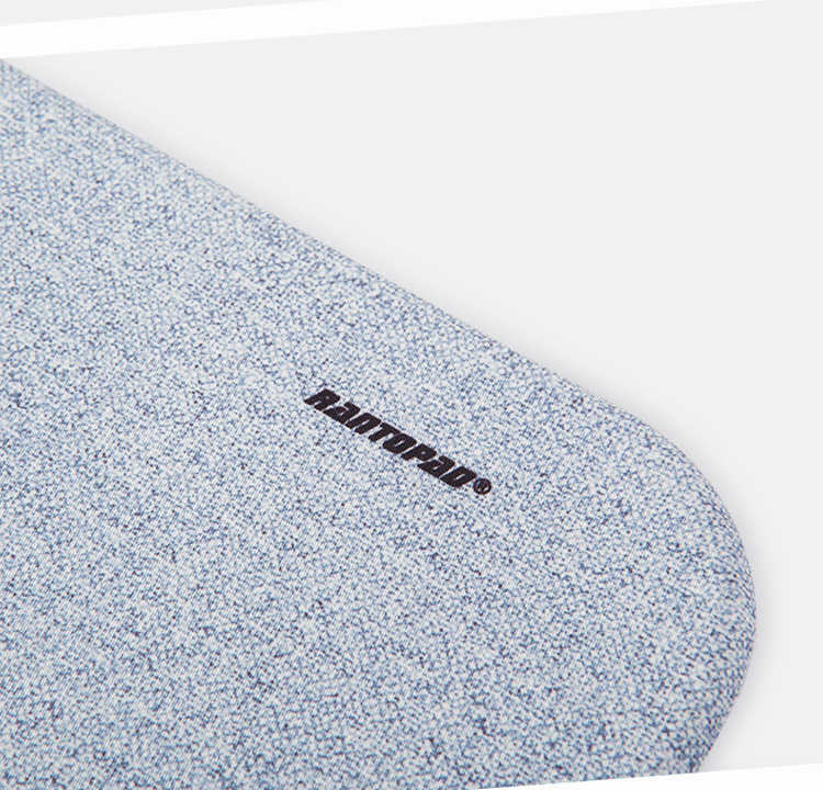 Rantopad TOTO PRO Memory Foam Wrist Rest Mouse Pad, Computer Desk Office Mouse Wrist Support Pad, Ice Blue 9