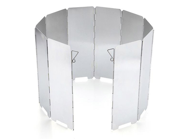 Lewang Outdoor Camping Stove Windshield, Foldable with Latch, Windproof Board for Portable Stoves, Picnic Windshield, 8 Pieces Per Pack 7