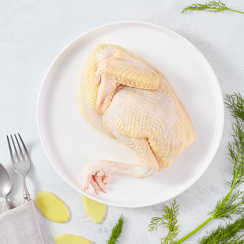 天农 供港农家土鸡净重1kg山林散养清远走地鸡整鸡 冷冻 红烧煲汤食材