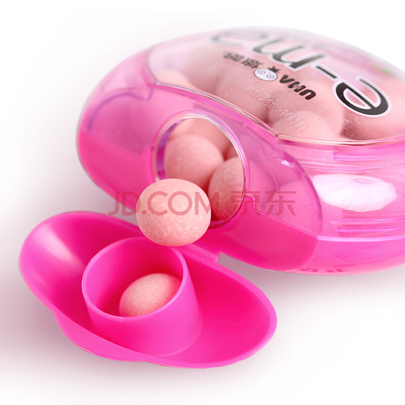 悠哈 溢玛e-ma沁爽糖 33g 葡萄味 口香糖 接吻糖 清新口气 日本进口 