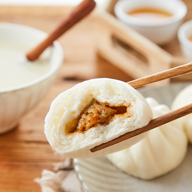 避风塘鲜肉包840g35g*24只肉包子速冻面食早餐港式早茶点心