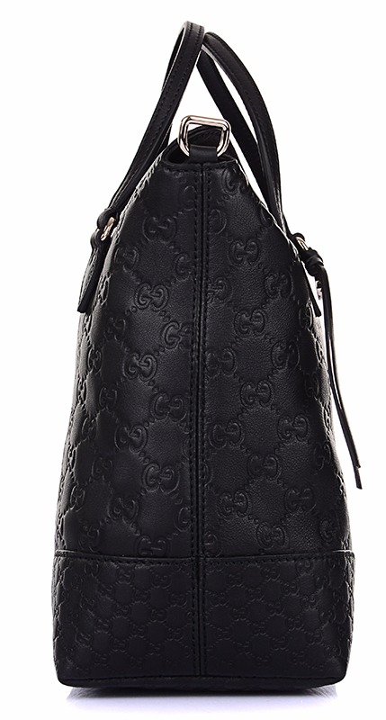 gucci 古驰 gucci女包 黑色小牛皮双g压纹女士手提斜挎单肩包 353120