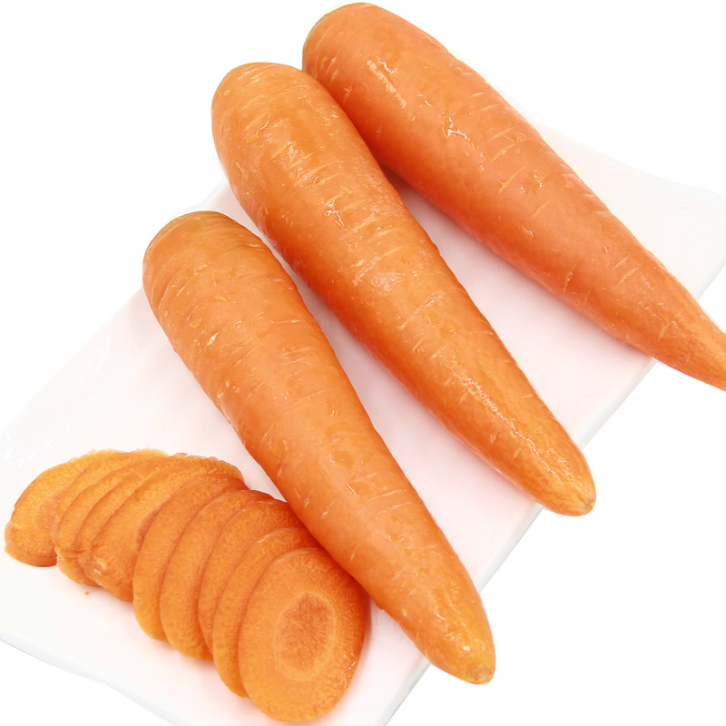 京鲜生水洗胡萝卜 2.5斤 简装 新鲜蔬菜