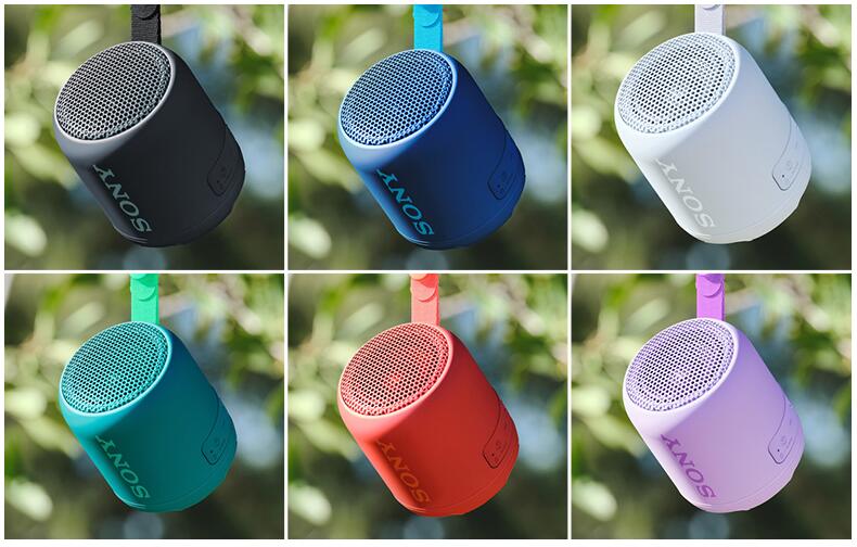 索尼(sony)srs-xb12 无线蓝牙低音炮 跑步运动便携迷你防水防尘音箱