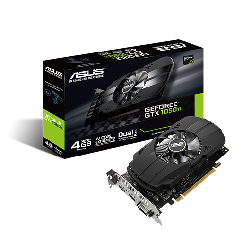 华硕（ASUS）PH-GTX1050TI-4G 1290-1392MHz 4G/7008 MHz GDDR5 PCI-E3.0显卡-京东