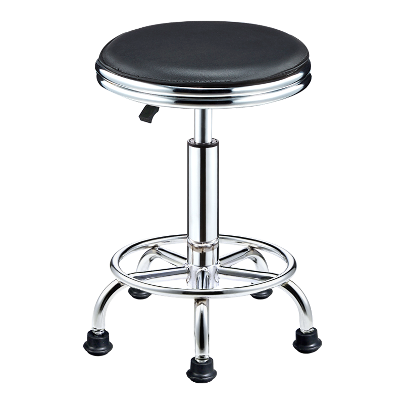 Huakaizhixing Bar Stool, Adjustable Height Pub Chair, Bar Stool, Beauty Salon Chair, Laboratory Chair HK1062 Large Foot Pad Model