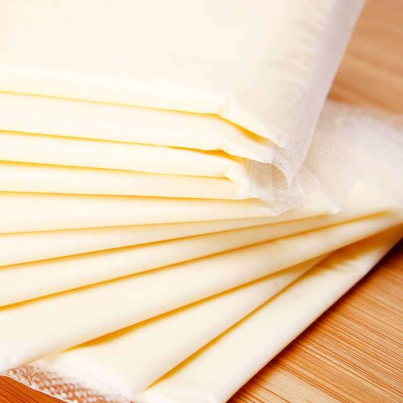 乐芝牛芝士片三明治奶酪片原味200g/10片装 高钙营养早餐 汉堡 吐司