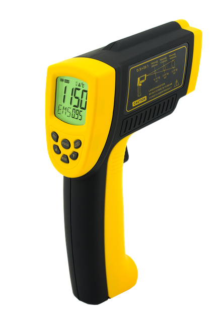 希玛手持式红外线测温仪 高精度电子测温枪 工业温度计ar872d (-50