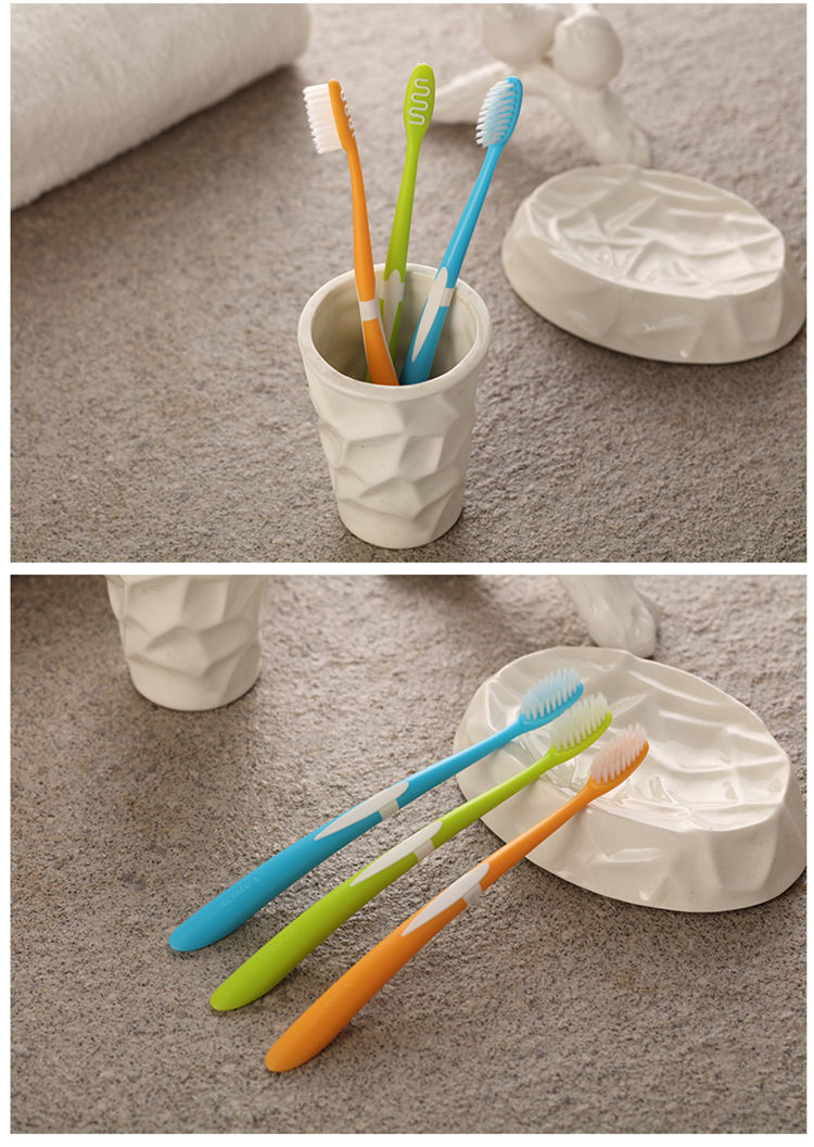 严迪(yandy)倍护洁0.02mm超细软毛 牙刷套装 3支装