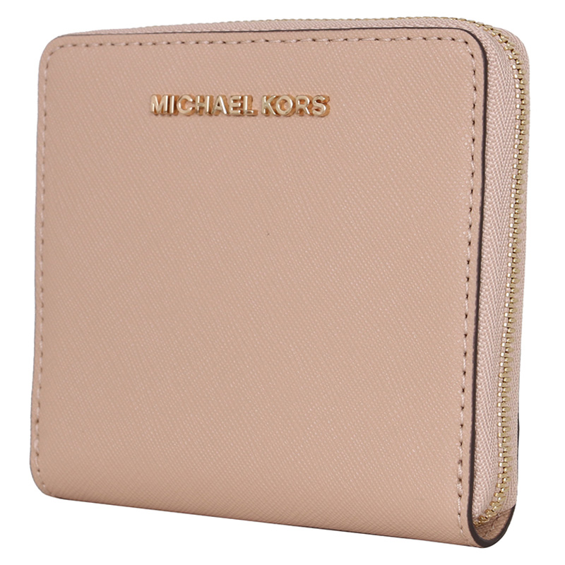 michaelkors迈克科尔斯mk女士香槟色牛皮卡包32f6gtvd2loyster