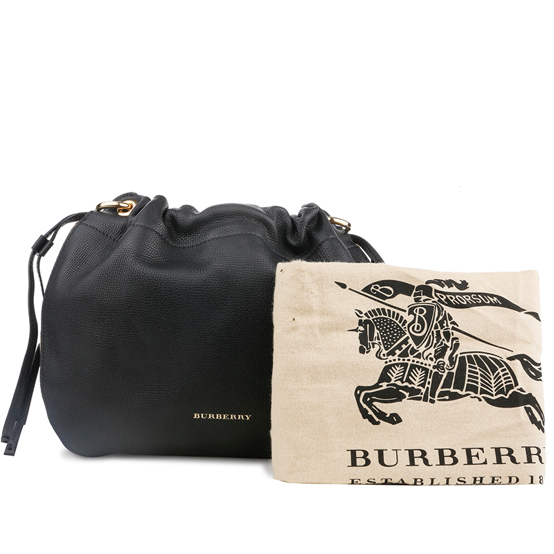 burberry 巴宝莉 女士黑色牛皮时尚单肩包 40204211