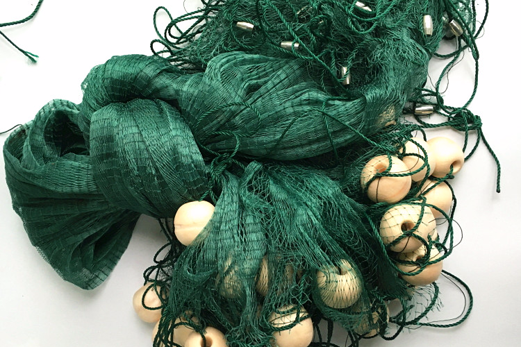 槐渔2指12股拉网拦网清鱼塘网拦鱼网拉鱼网清理网逮鱼网渔网聚乙烯